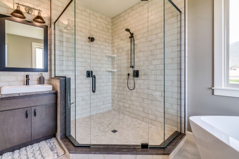 Modern Shower with Fixtures